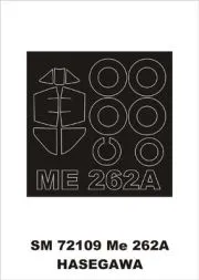 Me 262 mask für Hasegawa 1:72