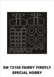 Fairey Firefly mask für Special Hopbby 1:72