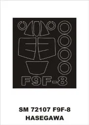 F9F-8 mask für Hasegawa 1:72
