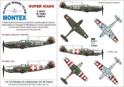 Bf 109E-3 super mask für Tamiya 1:48