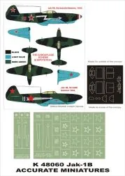 Yak-1b super mask for Acc. M. 1:48