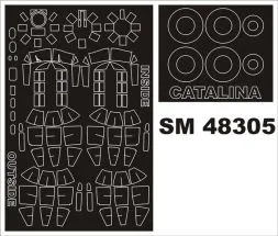 PBY/ OA-10A mask für Revell 1:48