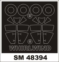 Whirldwind mask for Trumpeter 1:48