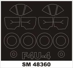 F4U-4 mask für Hobby Boss 1:48