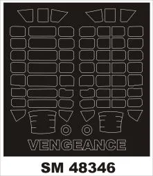 Vultee Vengeance mask für AZmodel 1:48