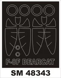 F8F mask für Hobby Boss 1:48