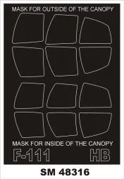 F-111 mask für Hobby Boss 1:48