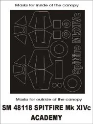 Spitfire FR Mk.XIVc mask für Academy 1:48