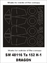 Fw TA 152H mask für Dragon 1:48