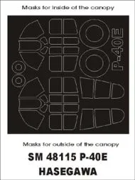 P-40E mask für Hasegawa 1:48