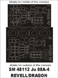 Ju 88A-4 mask für Revell 1:48
