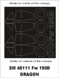 Fw 190D mask für Dragon 1:48