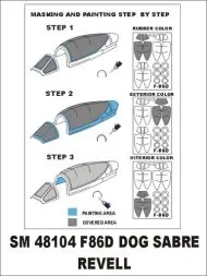 F-86D mask für Revell 1:48