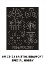 Beaufort mask für Special Hobby 1:72