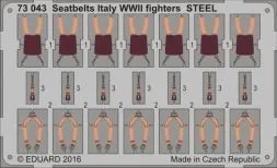 Seatbelts Italy WWII fighters - STEEL 1:72