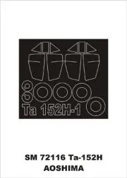 TA 152H-1 mask for Aoshima 1:72