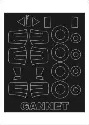 Fairey Gannet mask für Trumpeter 1:72