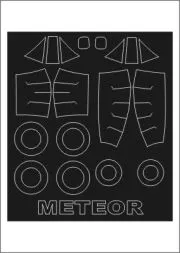 Gloster Meteor Mask für Special Hobby 1:72