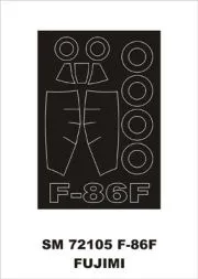 F-86F mask für Fujimi 1:72