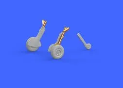 Spitfire Mk.IX legs w/ 4 spoke wheels, pat. 1:72