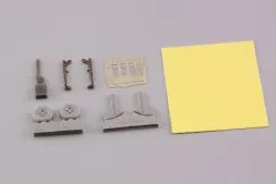 Spitfire Mk.IX legs w/ 4 spoke wheels, smooth t. 1:72