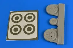 MiG-21 wheels & paint masks 1:48