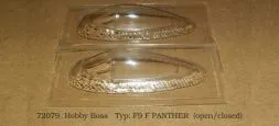 F9F Panther vacu canopy for Hobby Boss 1:72