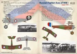 Russian Fighter Aces of WW l 1:72