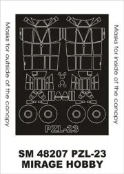 PZL P-23 Karas mask für Mirage 1:48