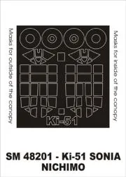 Ki-51 Sonia mask für Hichimo 1:48