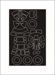 Martin Baltimore mask für Classic Airframes 1:48