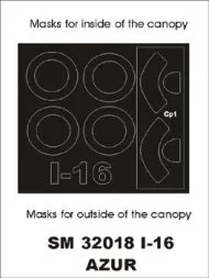 I-16 mask für Azure 1:32