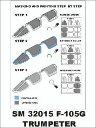 F-105G mask für Trumpeter 1:32