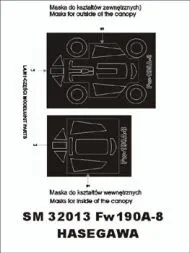 Fw 190A-8 mask für Hasegawa 1:32