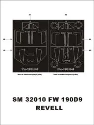 Fw 190D-9 mask für Revell 1:32