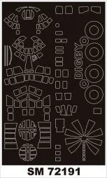 Douglas Digby mini mask für Special Hobby 1:72