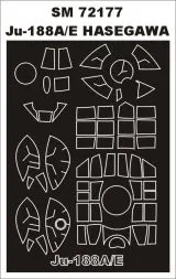 Ju 188A/E mask für Hasegawa 1:72