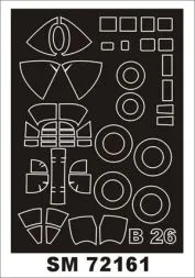 B-26B mask für Valom 1:72