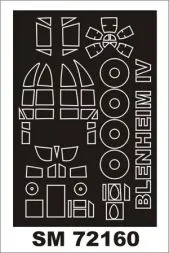 Blenheim IV mask für Special Hobby 1:72