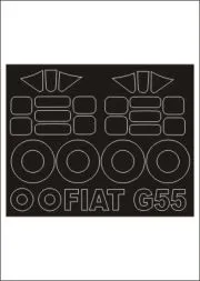 Fiat G-55 mask für Special Hobby 1:48