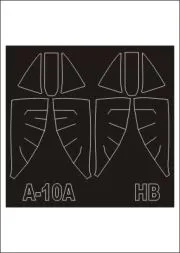A-10 Thunderbolt mask für Hobby Boss 1:48