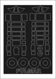 Fairey Fulmar mask für MPM 1:48