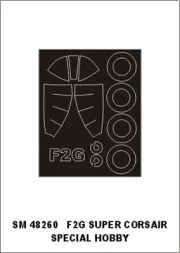 F2G Super Corsair mask für Special Hobby 1:48