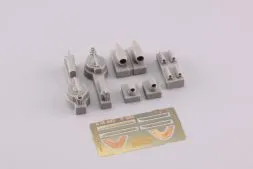 P-38F turbochargers & air intakes 1:48