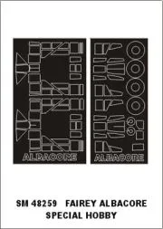 Faire Albacore mask für Special Hobby 1:48