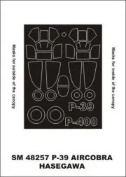 P-39/ P-400 mask für Hasegawa 1:48