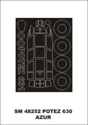 Poter 631 mask für Azur 1:48