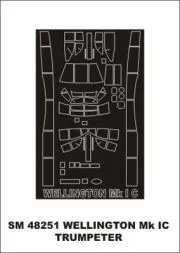Wellington Mk.Ic mask für Trumpeter 1:48