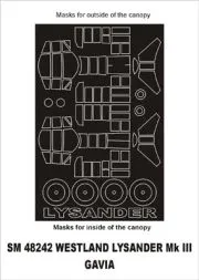 Lysander III mask für Gavia 1:48