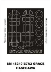 B7A2 Grace mask für Hasegawa 1:48